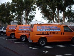 fire damage restoration vehicles