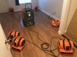 fire damage restoration air movers